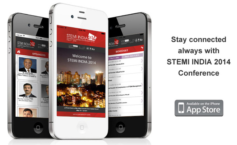 WE PRESENT YOU THE ULTIMATE STEMI INDIA 2014 iPHONE APP