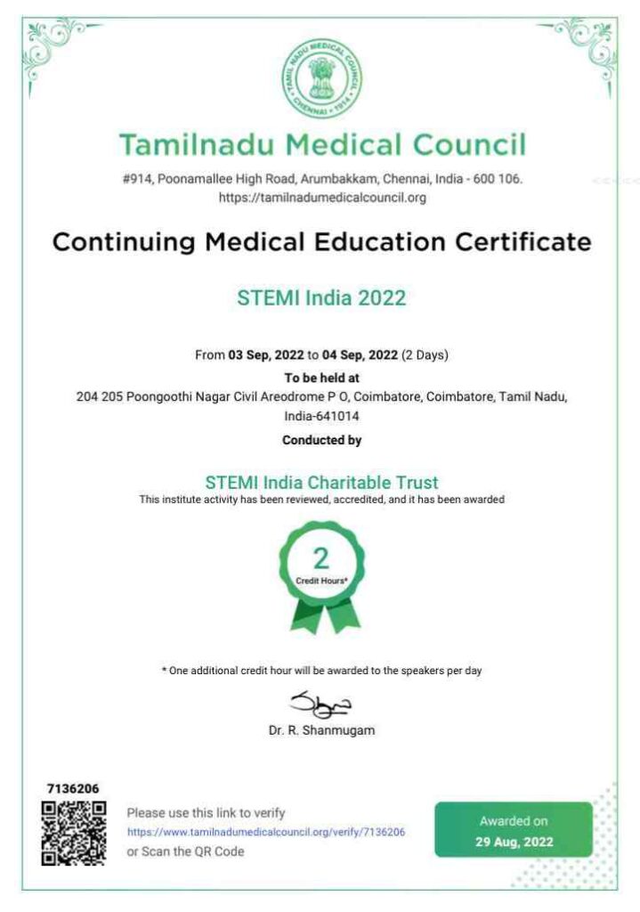STEMI India CME Accreditation-2